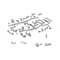 OEM Lexus GX470 Bracket Sub-Assembly, Cab Mounting Diagram - 51706-35060