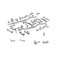 OEM 2012 Toyota FJ Cruiser Stiffener Mount Bracket Diagram - 51701-60130