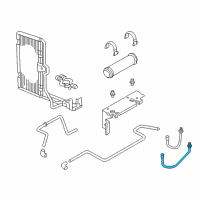 OEM 1995 Dodge Ram 2500 Oil Cooler Hose Diagram - 52028579