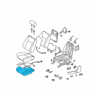 OEM 2004 Toyota Camry Seat Cushion Pad Diagram - 71512-AA030