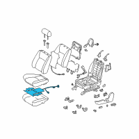 OEM Toyota Camry Heater Assembly, Seat Diagram - 87510-06030