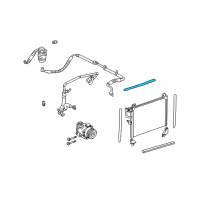 OEM 2005 GMC Envoy Seal, A/C Condenser Diagram - 15162216