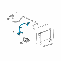 OEM 2004 Buick Rainier Hose & Tube Assembly Diagram - 15185275