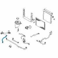 OEM 2010 BMW X6 Coolant Hose Diagram - 17-12-7-591-232