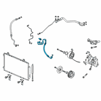 OEM 2020 Acura RDX Hose Complete , Discharge Diagram - 80315-TJB-A01