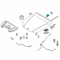 OEM 2012 BMW 128i Lower Section Seal Of Engine Hood, Left Diagram - 51-76-7-124-759
