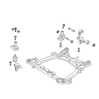 OEM 2012 Kia Sedona Bolt-Flange Diagram - 1140612456K