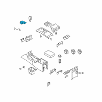 OEM 2015 Infiniti QX70 Indicator Assy-Auto Transmission Control Diagram - 96940-1CA0A