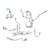 OEM GMC Terrain Upper Nox Sensor Diagram - 55515864