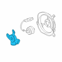 OEM 2004 Honda Insight Fan, Cooling Diagram - 80152-S3Y-003