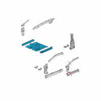 OEM 2008 Honda Civic Floor, FR. Diagram - 65100-SVA-A02ZZ