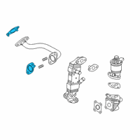 OEM 2020 Honda Fit Gasket, EGR Pipe Diagram - 18716-5R0-004
