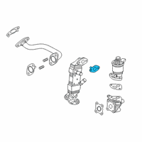 OEM 2022 Honda Insight Gasket, EGR Cooler Outlet Diagram - 18722-5R0-J01