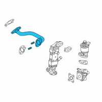 OEM 2019 Honda Insight Pipe Assy., EGR Diagram - 18717-5R0-010