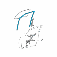 OEM 2012 Toyota Corolla Run Channel Diagram - 68151-02240