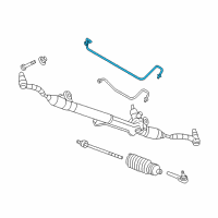 OEM Chevrolet SSR Pipe Kit, Steering Gear Diagram - 26100271