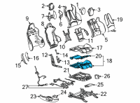 OEM 2020 Chevrolet Corvette Passenger Discriminating Sensor Diagram - 84879591