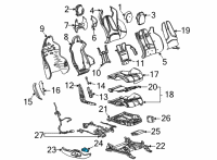 OEM 2022 Chevrolet Corvette Seat Switch Diagram - 84559419
