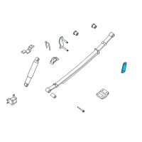 OEM Nissan Shackle-Rear Spring Diagram - 55221-EB000