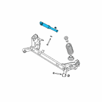 OEM Nissan Sentra ABSORBER Kit-Shock, Rear RH Diagram - E6200-ZJ60A