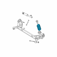 OEM Nissan Sentra Spring-Rear Suspension Diagram - 55020-ET00A