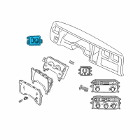 OEM 2001 Dodge Dakota Switch-HEADLAMP Diagram - 56045531AE