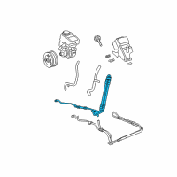 OEM Buick Rendezvous Hose Asm-P/S Gear Inlet Diagram - 15818485