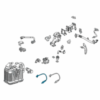 OEM Chevrolet Malibu Upper Oxygen Sensor Diagram - 55485043