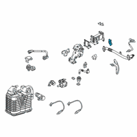 OEM 2019 Chevrolet Malibu EGR Pipe Gasket Diagram - 55581609