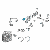 OEM 2018 Chevrolet Malibu Gasket-EGR Valve Inlet Diagram - 55583111