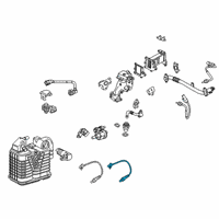 OEM 2017 Buick Cascada Lower Oxygen Sensor Diagram - 55570074