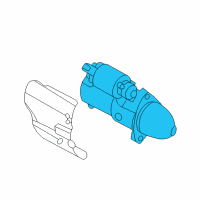 OEM Kia Sedona REMAN Starter Diagram - 361003C151RU