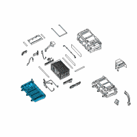 OEM 2008 Lexus LS600h Carrier Sub-Assy, Hybrid Battery Diagram - G920M-50010