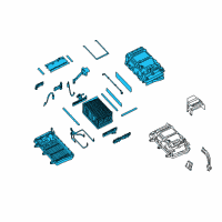 OEM Lexus Battery Assy, Hv Supply Diagram - G9510-50011