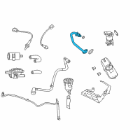 OEM 2007 Dodge Charger Tube-EGR Valve To Intake PLENUM Diagram - 4593582AB