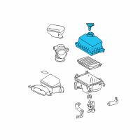 OEM Toyota Camry Cover Diagram - 17705-0V020