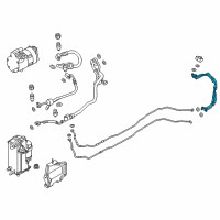 OEM BMW 530e xDrive Double Pipe Diagram - 64-53-9-342-891