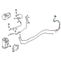 OEM BMW X3 Electrical Expansion Valve Diagram - 64-50-9-394-286