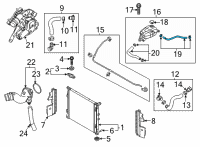 OEM 2021 Hyundai Sonata Hose Assembly-DEGAS Diagram - 25450-L2000