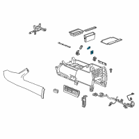 OEM Chevrolet Silverado 1500 Lamp Assembly Diagram - 22922132