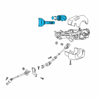 OEM 2000 Jeep Wrangler CYLINDER/LOCK-Ignition Module Diagram - 4746667