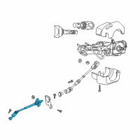 OEM 2005 Jeep Wrangler Intermediate Shaft Diagram - 55315044AA