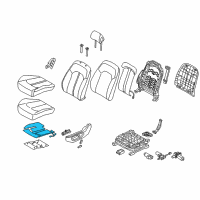 OEM 2017 Hyundai Sonata Heater-Front Seat Cushion Driver Diagram - 88190-C1050