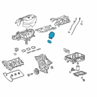 OEM Cadillac Filler Tube Diagram - 12674269