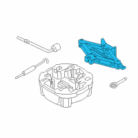 OEM 2016 Hyundai Elantra GT Jack Assembly Diagram - 09110-A5000