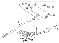 OEM 2020 Ford Escape Converter Stud Diagram - -W716912-S442