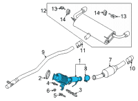 OEM 2022 Ford Escape CONVERTER ASY Diagram - LX6Z-5E212-KT