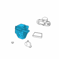 OEM Dodge Nitro Air Cleaner Diagram - 4880288AD