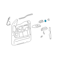 OEM 2008 Lincoln Mark LT Lock Switch Diagram - 5L1Z-14028-BB