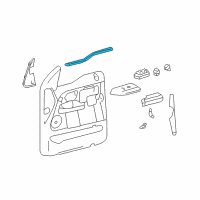 OEM 2006 Lincoln Mark LT Belt Weatherstrip Diagram - 5L3Z-1521456-AA